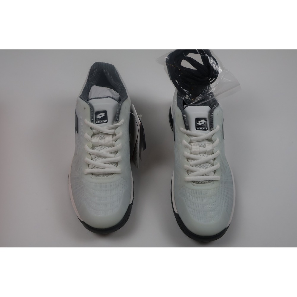 Lotto Mens Tennis Shoes Mirage 100 II SPD White Gray 7.5 NWT